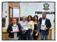 Homenageados na Sessão Solene de entrega da Medalha Zumbi dos Palmares.