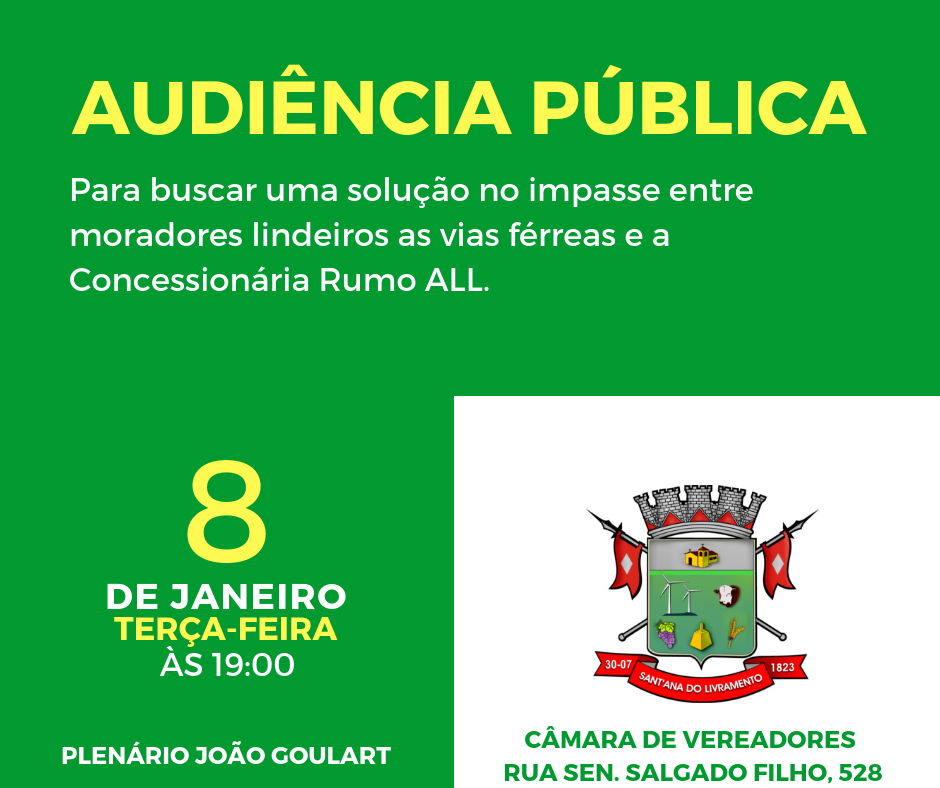Convite para Audiência Pública 