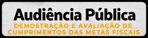 Convite para audiência de prestação de contas.