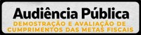 Convite para audiência de prestação de contas.