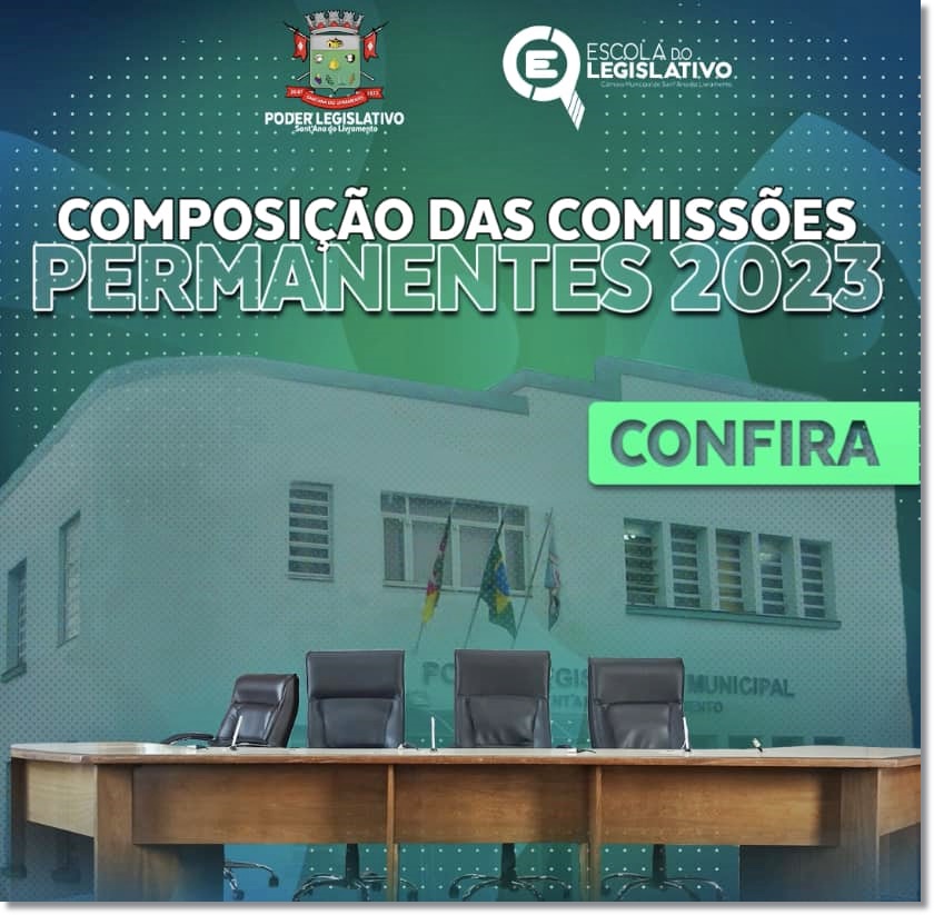 Comissões Permanentes para  2023.