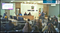 Palestra denominada “Agosto Lilás".