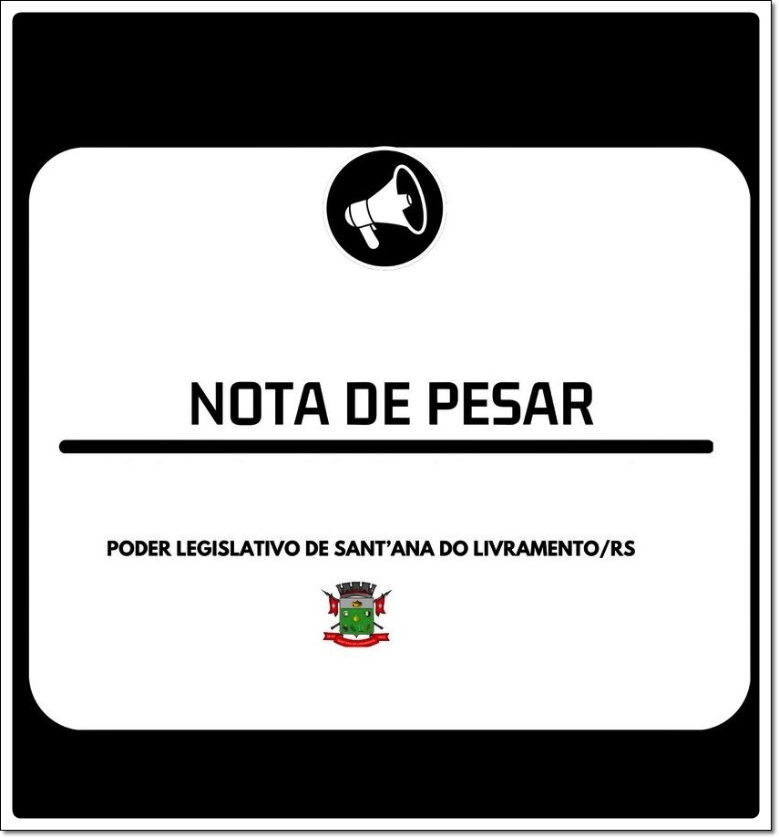 Nota de pesar.