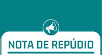 Nota de repúdio.