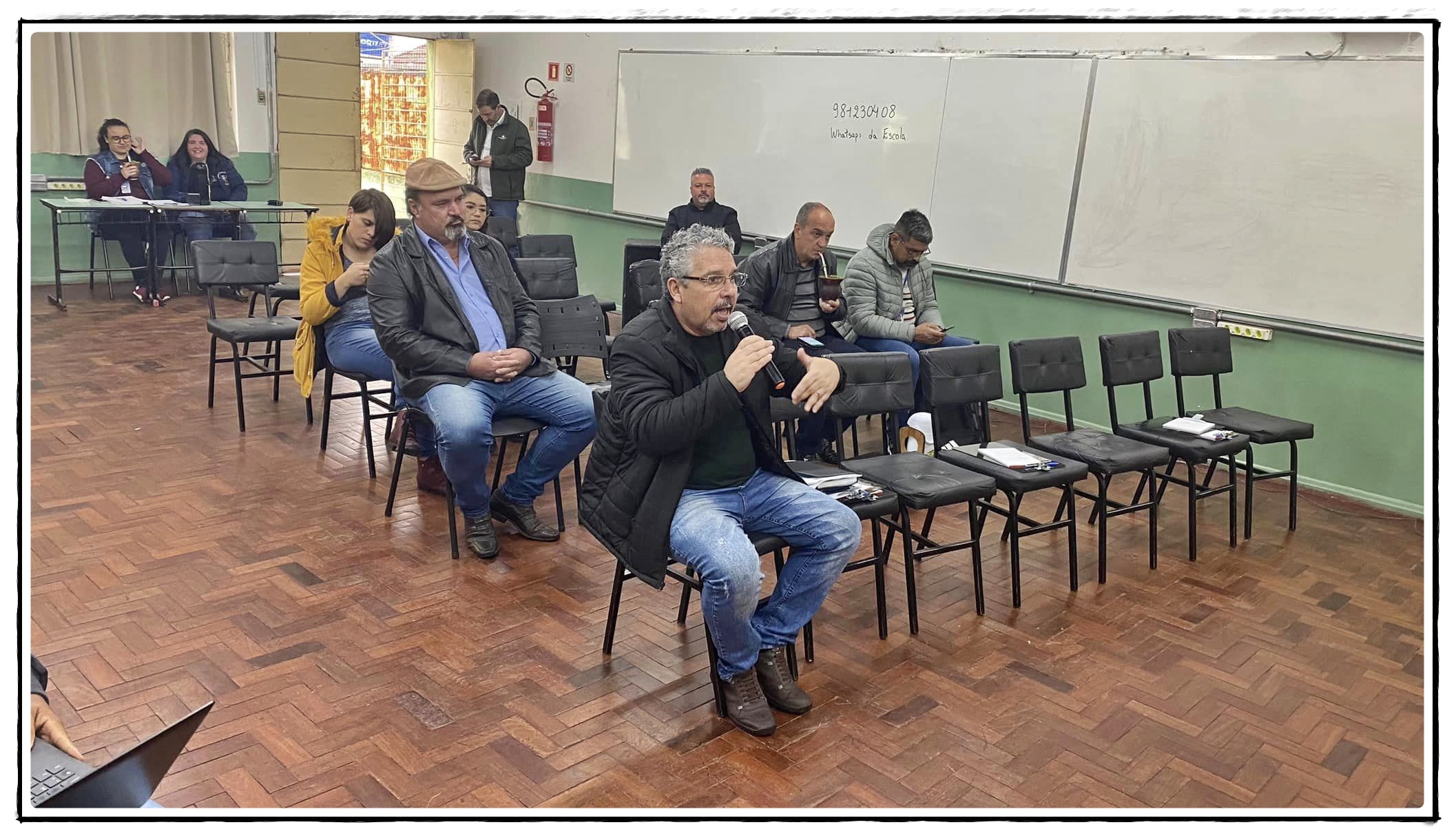 Sessão ordinária na escola General Neto
