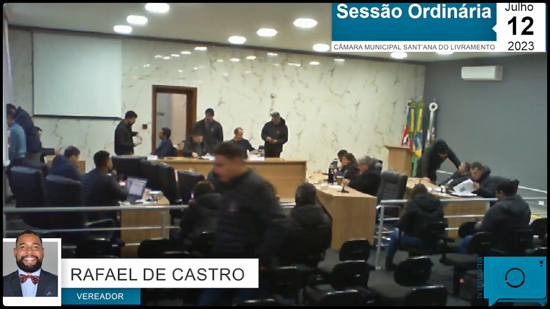 Sessão Ordinária do dia 12 do julho.