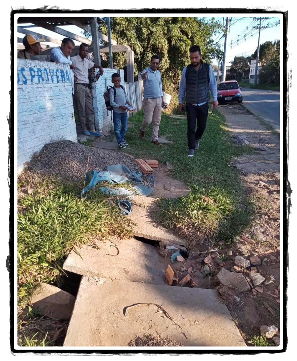 Gabinete itinerante no bairro Wilson.