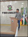 Iniciando a semana com discurso na tribuna.