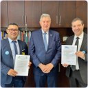 Reuniões de vereadores no Senado Federal.