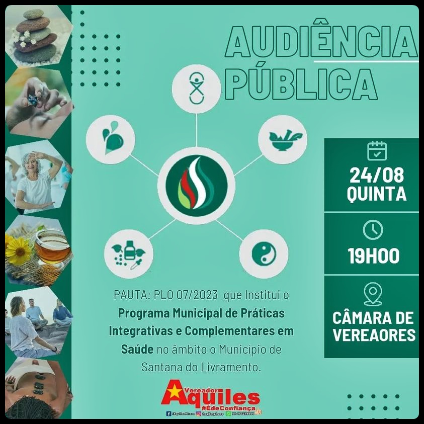 Discussão com a comunidade.