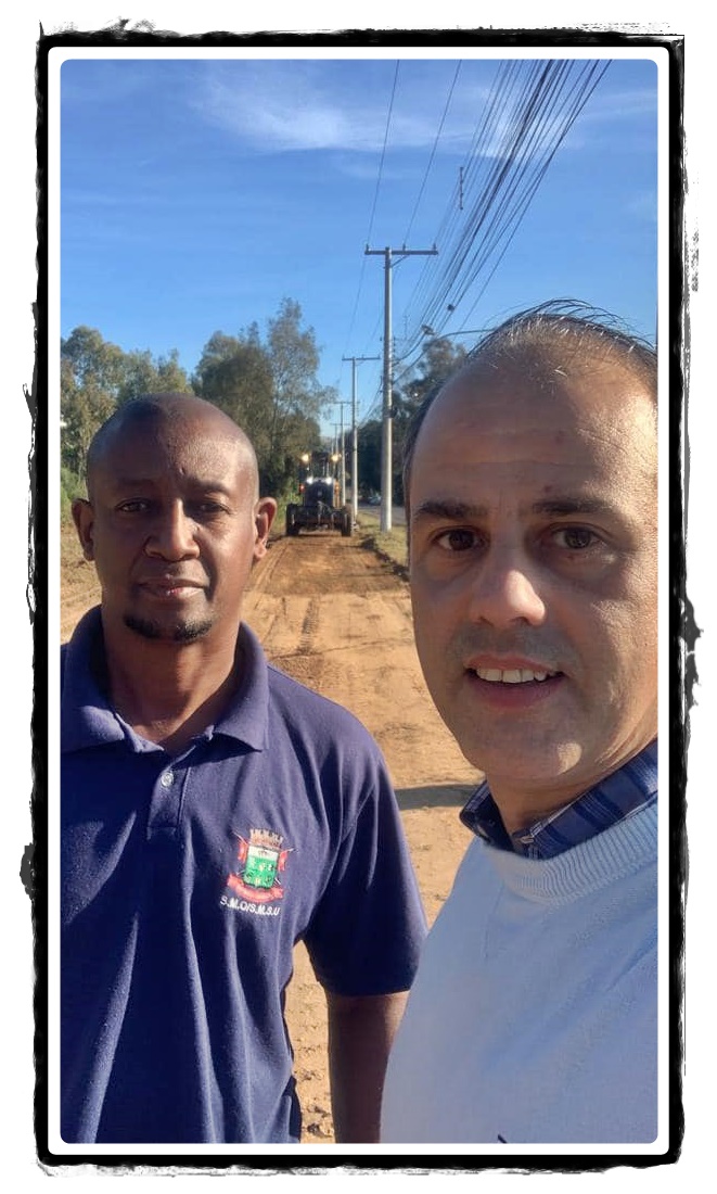 Retomada da execução de obra no bairro Armour.