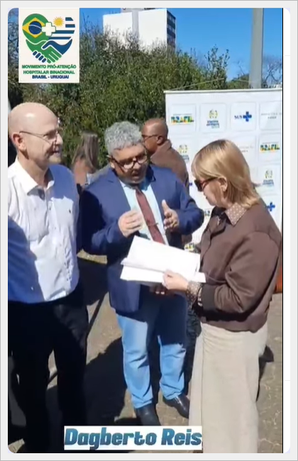 Apoio ao atendimento hospitalar binacional.