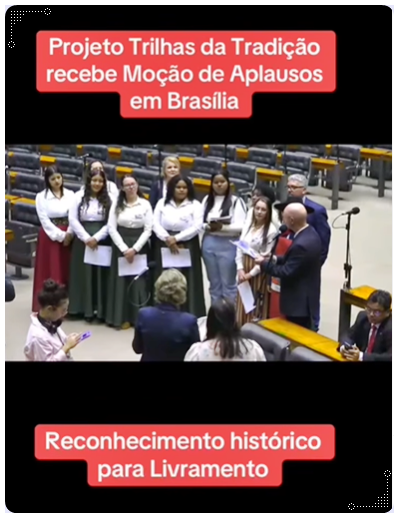 Santanenses recebem moção de aplauso Câmara Federal.