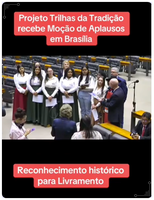 Santanenses recebem moção de aplauso Câmara Federal.