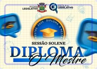 Entrega do Diploma O Mestre! 