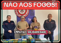 Ato simbólico de conscientização.