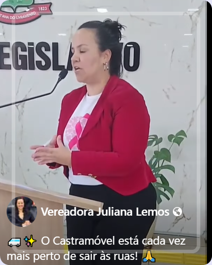 Fala sobre o castramóvel.
