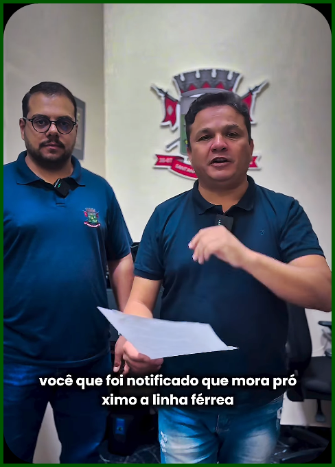 Atenção, moradores da linha férrea da Tabatinga!