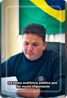 informações sobre a audiência pública
