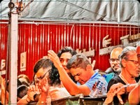 Um verdadeiro show de fé .