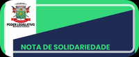 Nota de solidariedade.