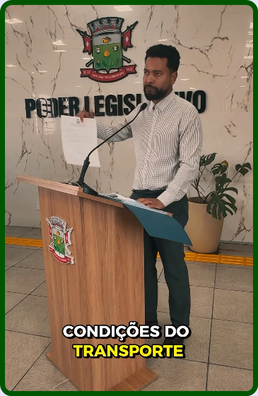 Cobrando melhorias do transporte público.