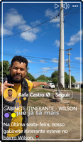 Gabinete itinerante esteve no bairro Wilson. 