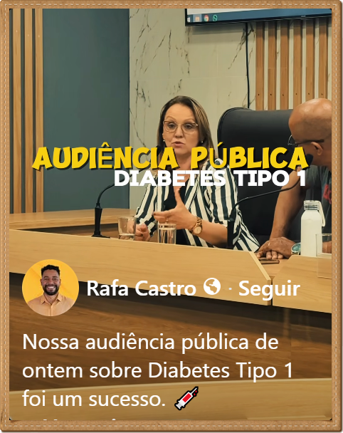 Projeto sobre diabetes e discutido.