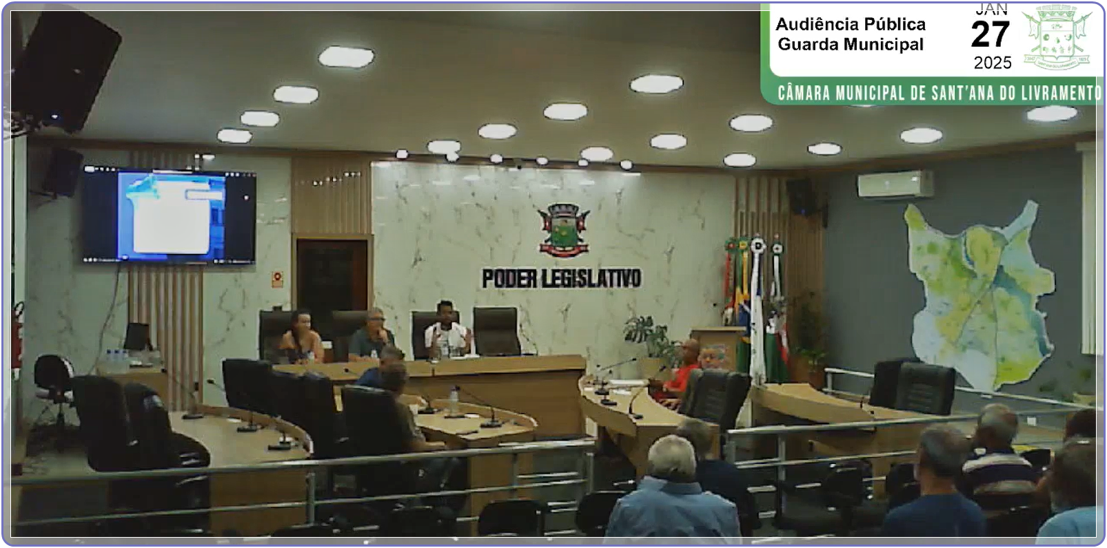 Audiência Pública  que cria a Guarda Municipal.