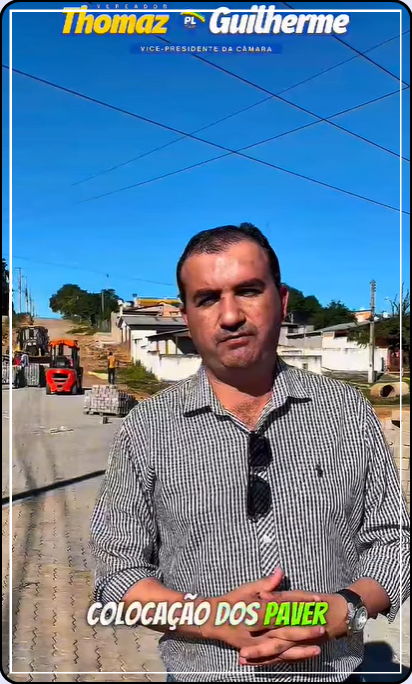Colocação de pavers.