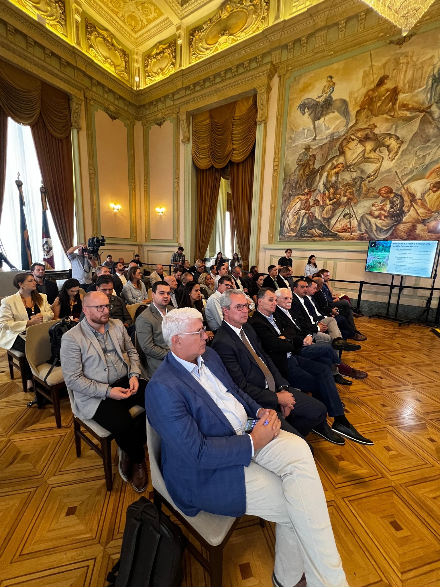 Malha ferroviária do Rio Grande do Sul.