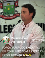Acompanhando o executivo municipal.