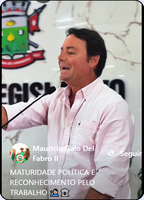 Maturidade política e reconhecimento pelo trabalho.