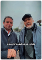 Pavimentação da ponte.