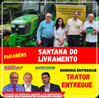 Equipamentos viabilizados por emenda parlamentar. 🚜🌱