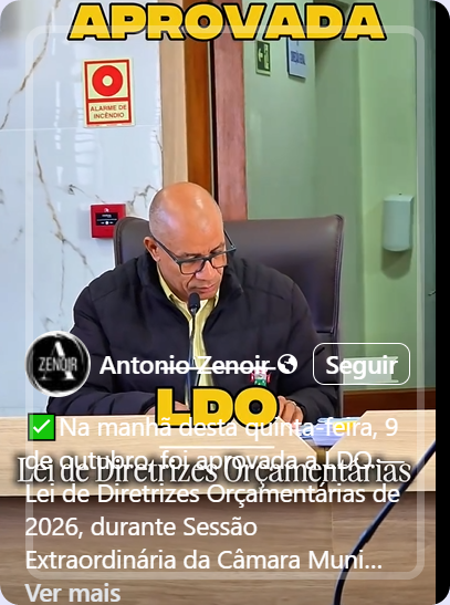 Aprovada a LDO .