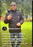 Manutenção de espaços públicos.