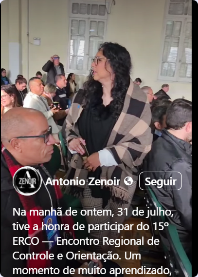 Participando do 15º ERCO.