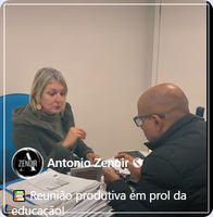 Reunião em prol da educação.