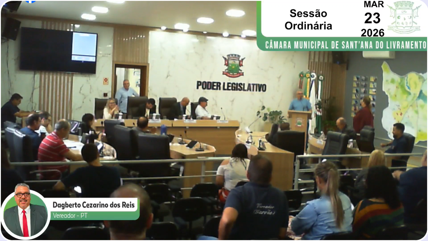 Sessão Ordinária dia 23 de Março.