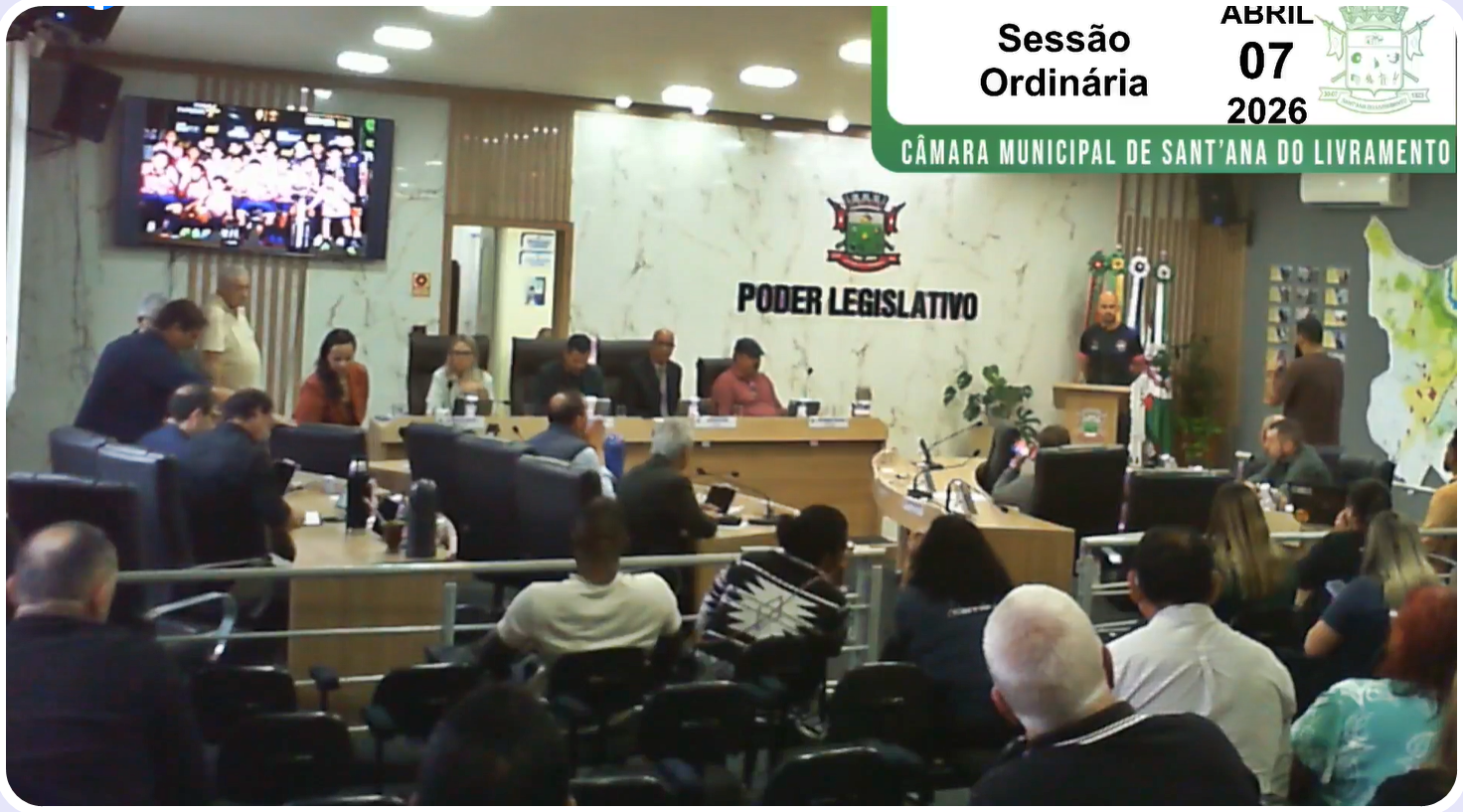  Sessão Ordinária do dia 07 de Abril.