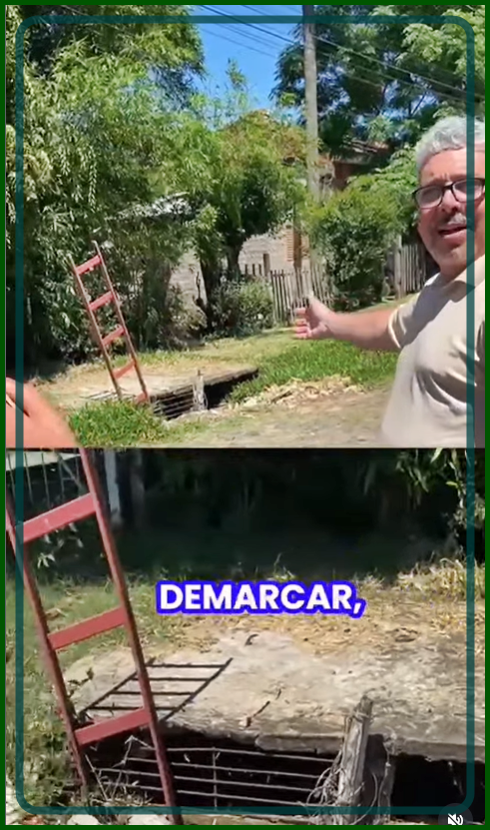 Situação no final do Beco do Maragato .