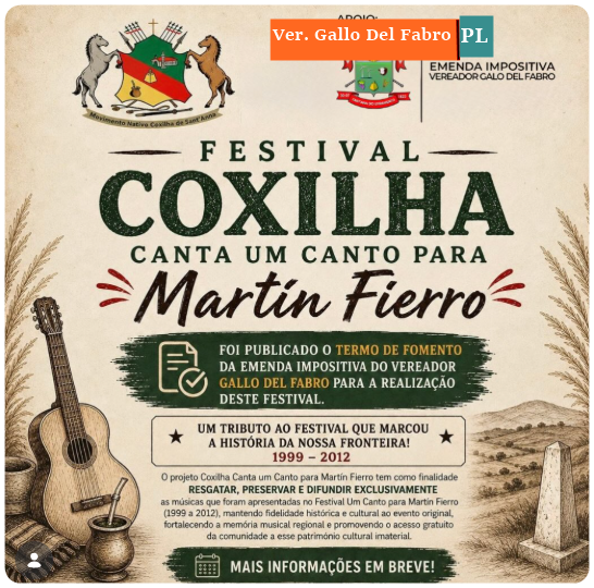 Projeto cultural.