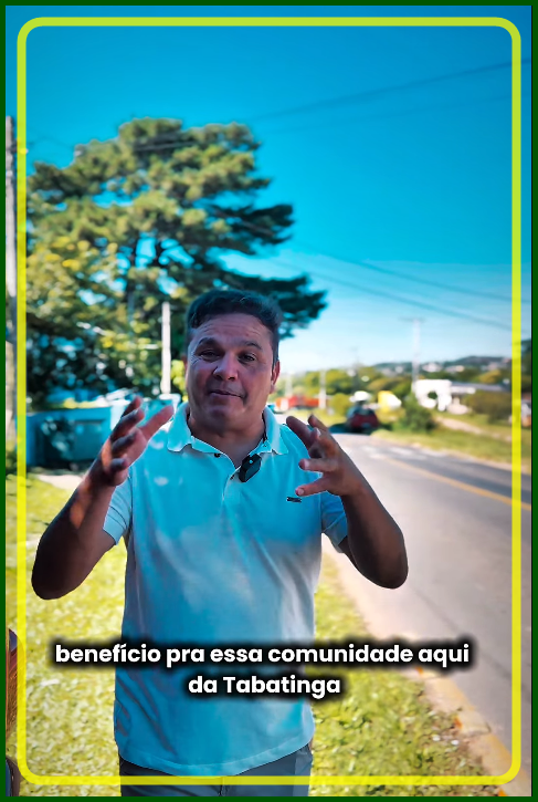 Fiscalizando a implantação da lombada ecológica. 