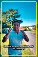 Fiscalizando a implantação da lombada ecológica. 