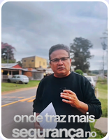 Instalação da lombada ecológica.