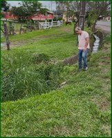 Situação dos bueiros.