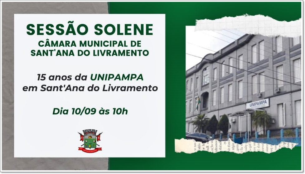 Convite para Sessão Solene