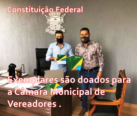Doação de exemplares da Constituição Federal