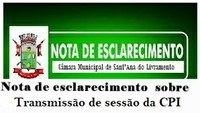 Nota de esclarecimento